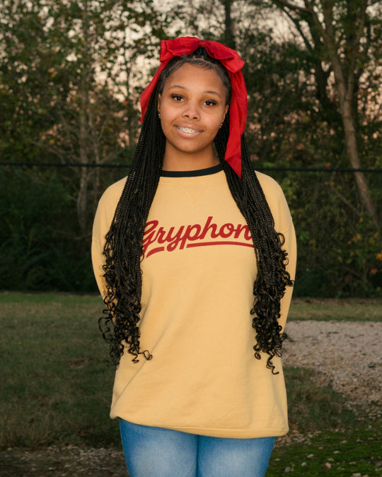 Gryphons Script Crewneck