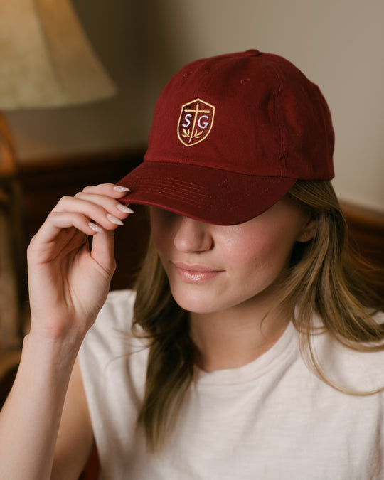 Garnet Shield Dad Hat