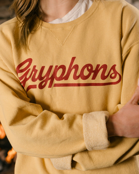 Gryphons Script Crewneck