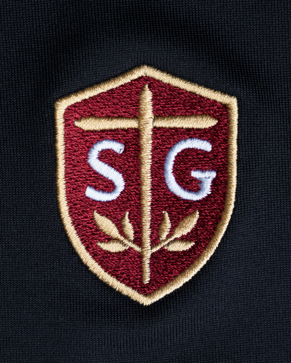 SG Shield Girls Short Sleeve Polo - Black