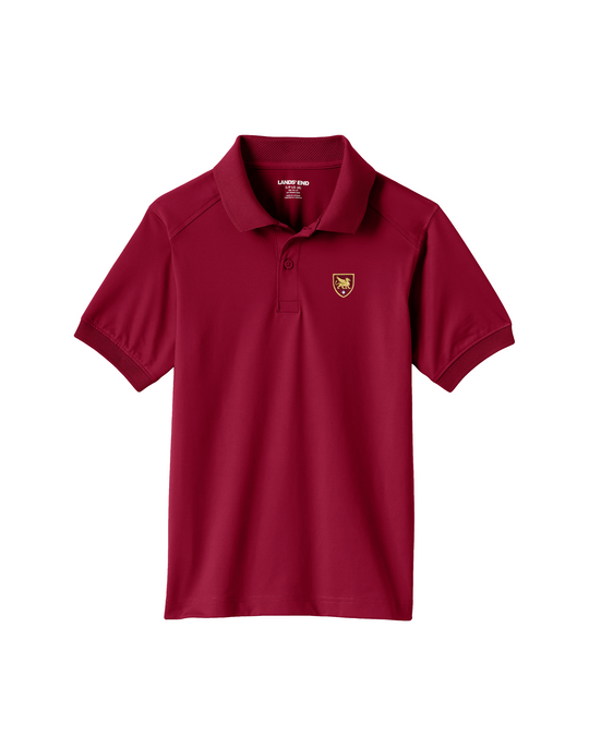 Gryphon Short Sleeve Performance Polo - Garnet