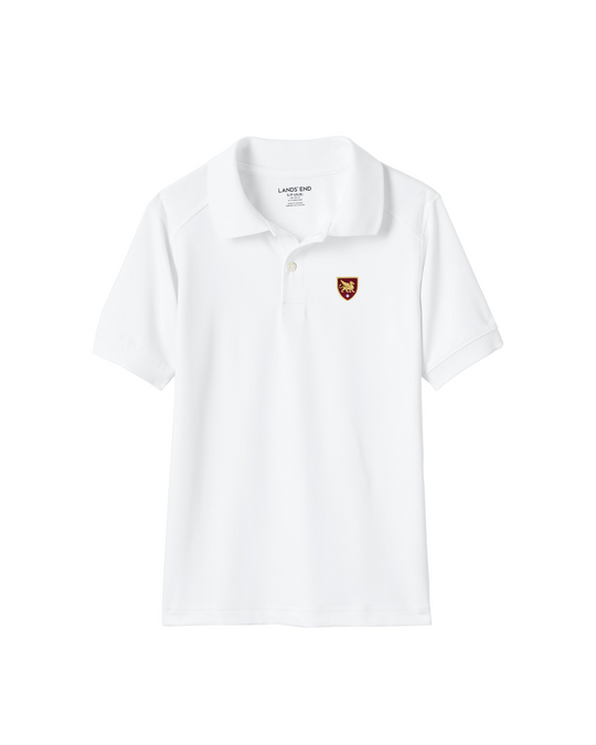 Gryphon Short Sleeve Performance Polo - White